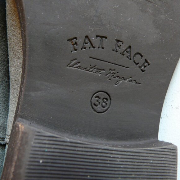 FAT FACE LADIES Pull On SUEDE LEATHER ZIP ANKLE SHORT BOOTS 7.5 EU 38 - Picture 12 of 13